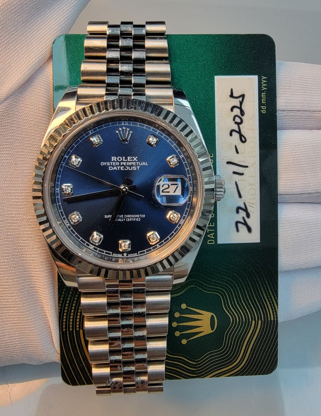 Rolex Datejust 126334 — view 2 — Laura Milman New York