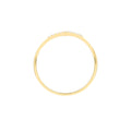 Diamond Chevron Ring in 14K Yellow Gold view 5