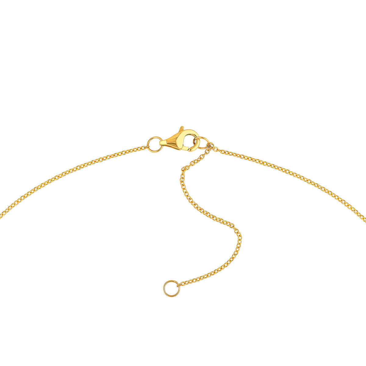 14K Gold Adjustable Necklace 3mm Ruby Stone Bezel Necklace