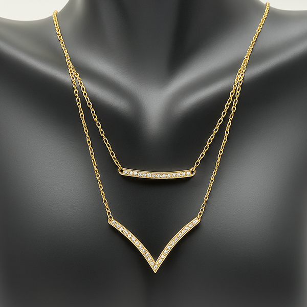 Trendy Yellow Gold Necklace - Laura Milman New York