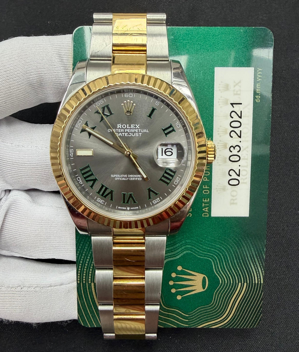 ROLEX DATEJUST 126333 — view 3 — Laura Milman New York