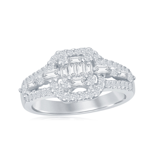 Emerald Diamond Cluster Ring - Laura Milman New York