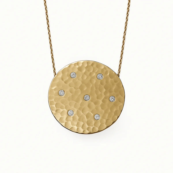 Vintage Yellow Gold & Diamond Pendant - Laura Milman New York
