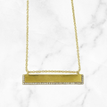 Bar Pendant Necklace - Laura Milman New York
