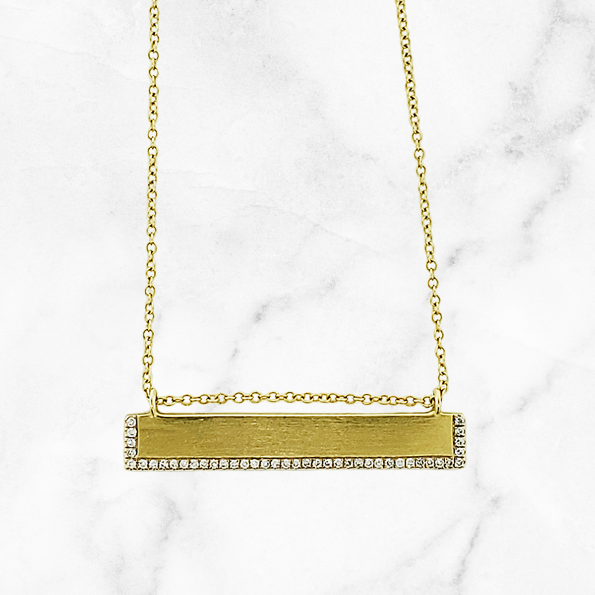 Bar Pendant Necklace - Laura Milman New York