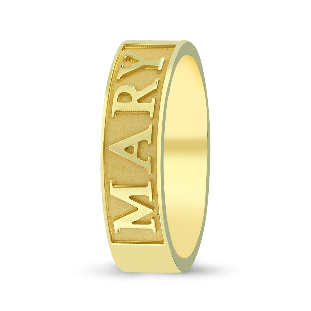 Custom Name Men's Wedding Band - Laura Milman New York