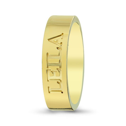 Custom Name Men's Wedding Band 2 - Laura Milman New York