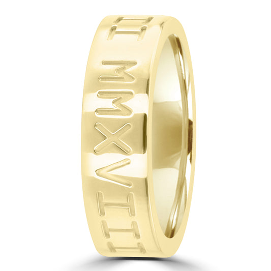 Custom Name Men's Wedding Band 5 - Laura Milman New York