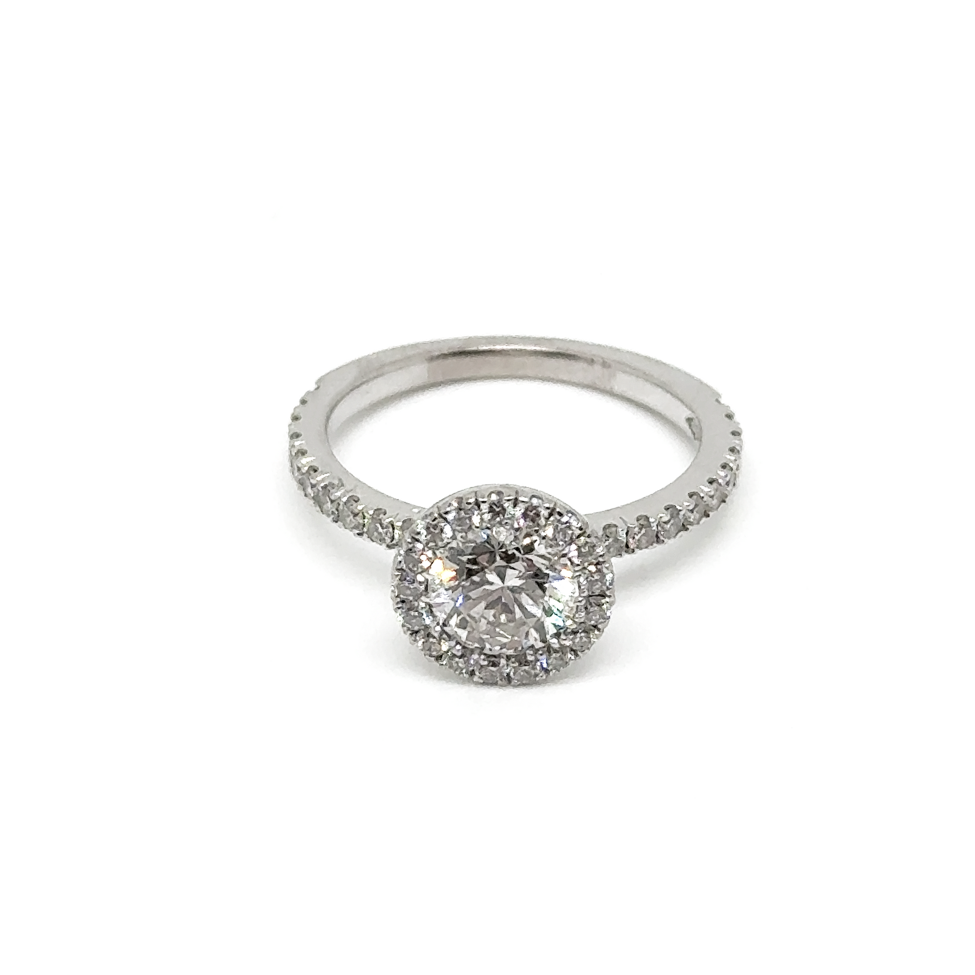 Halo Diamond Engagement Ring - Laura Milman New York