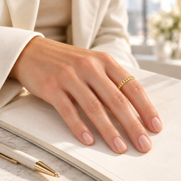 Mini Curb Stackable Ring
