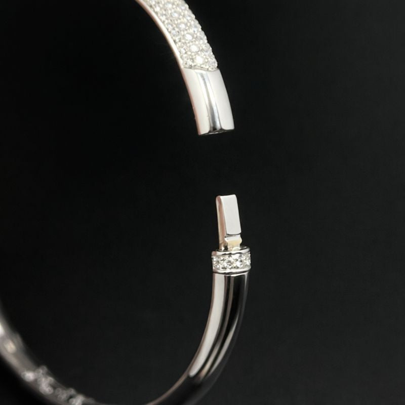 Diamond Pavé Bangle Bracelet - Laura Milman New York