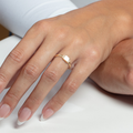Mini Signet Ring in 14K Yellow Gold view 2