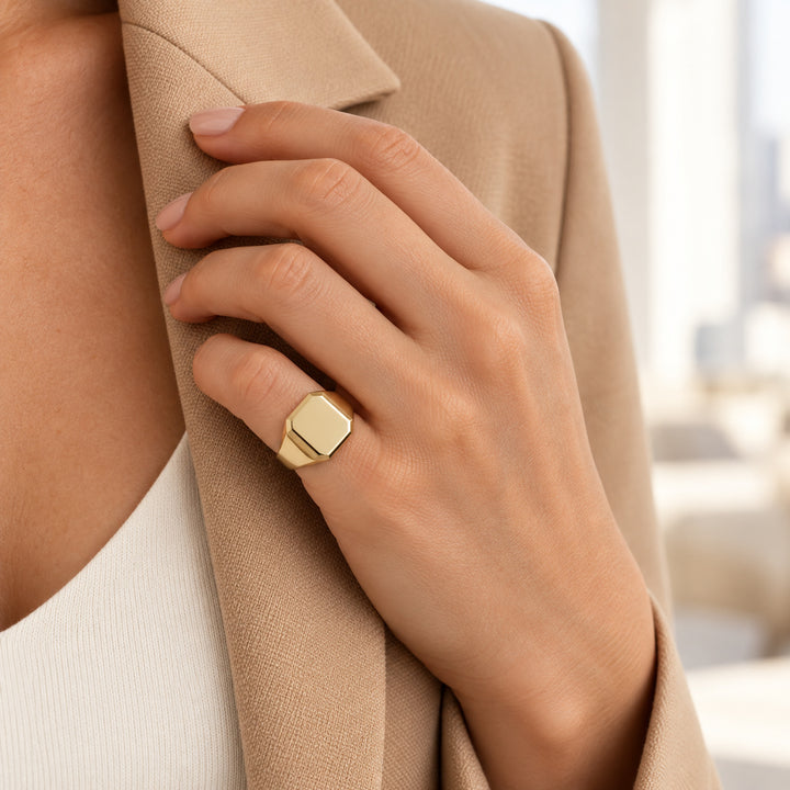 Rectangular Signet Ring
