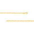 Sapphire Half Paper Clip and Half Tennis Bracelet in 14K Yellow Gold view 3