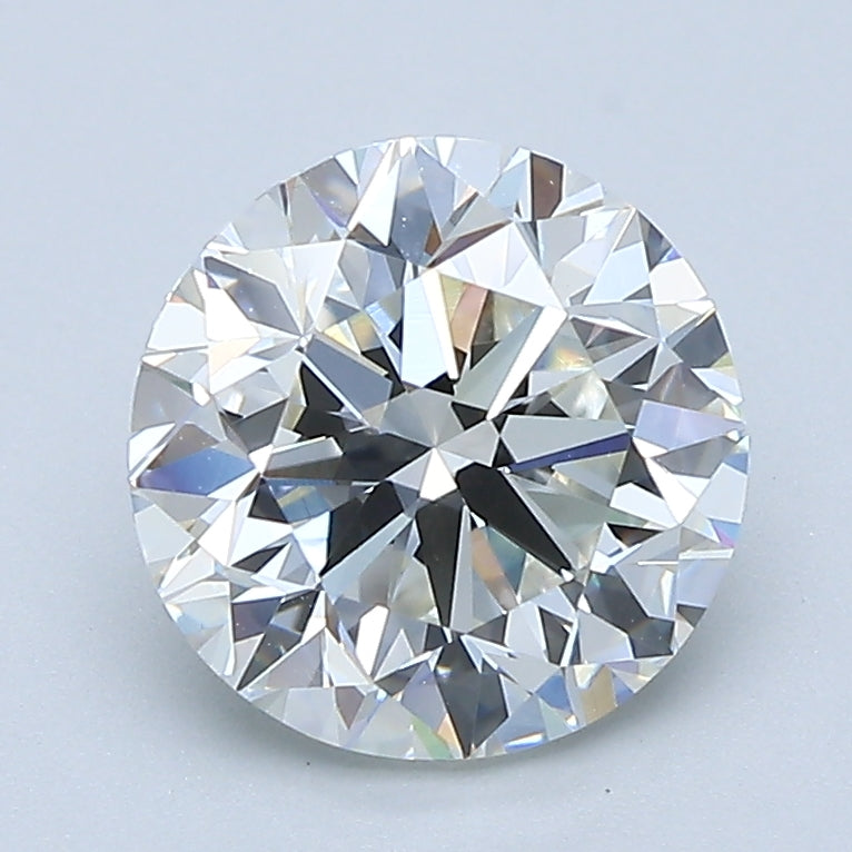 2.01ct Round, H VS1 — GIA