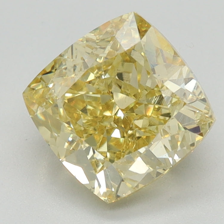 2.01ct Cushion Fancy Intense Yellow Lab-Grown Diamond — VS1 | IGI