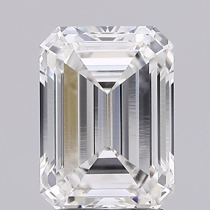 2.22ct Emerald Lab-Grown Diamond — F VVS2, IGI Certified