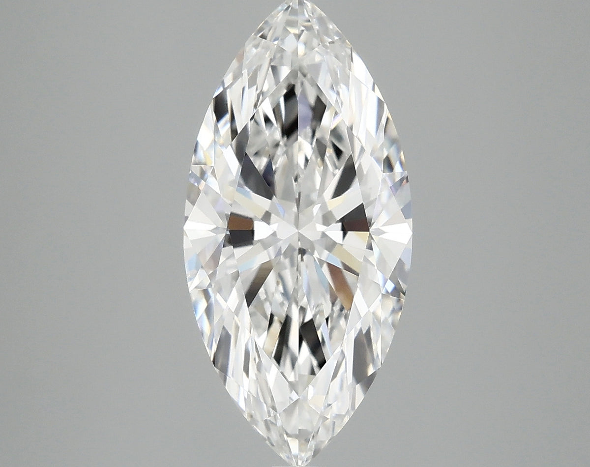3.09ct Marquise Lab-Grown Diamond — D VS2, IGI Certified