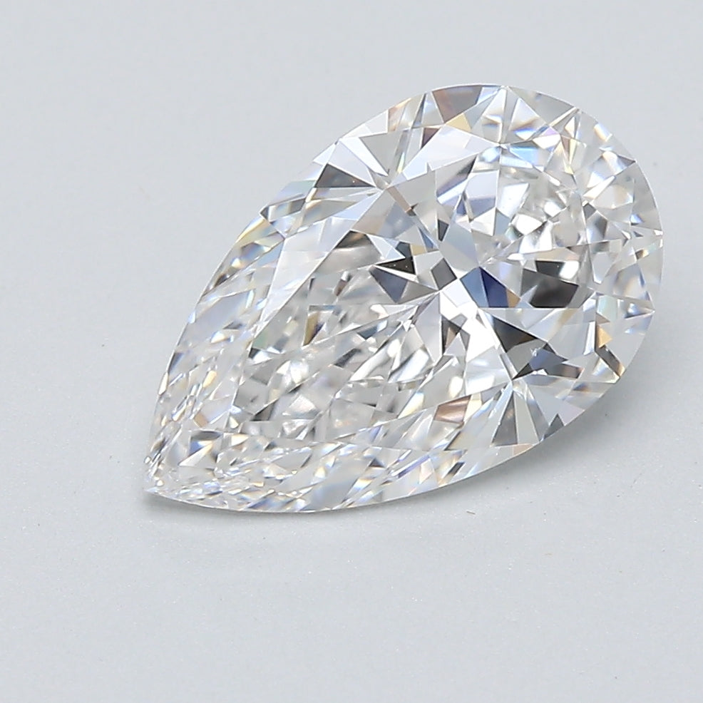 2.1ct Pear Natural Diamond — E IF, GIA Certified