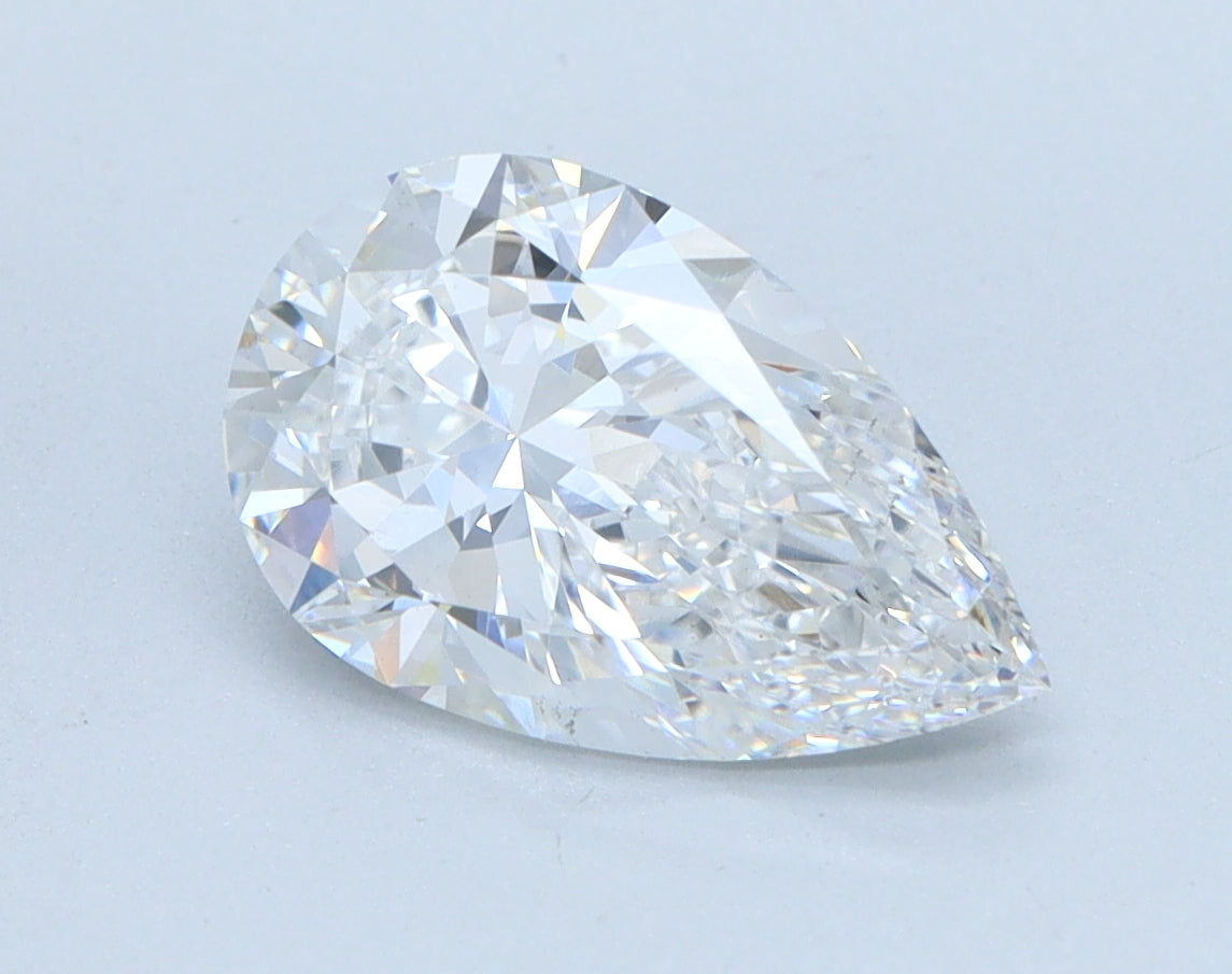 1.54ct Pear, D VS2 — IGI