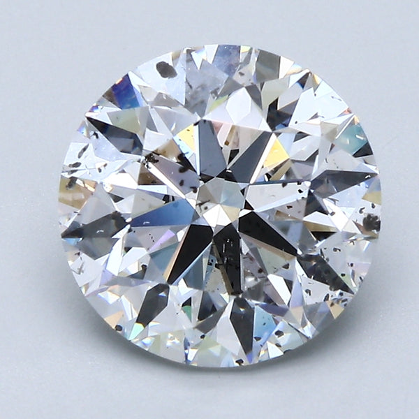 3.52ct Round, E SI2 — GIA