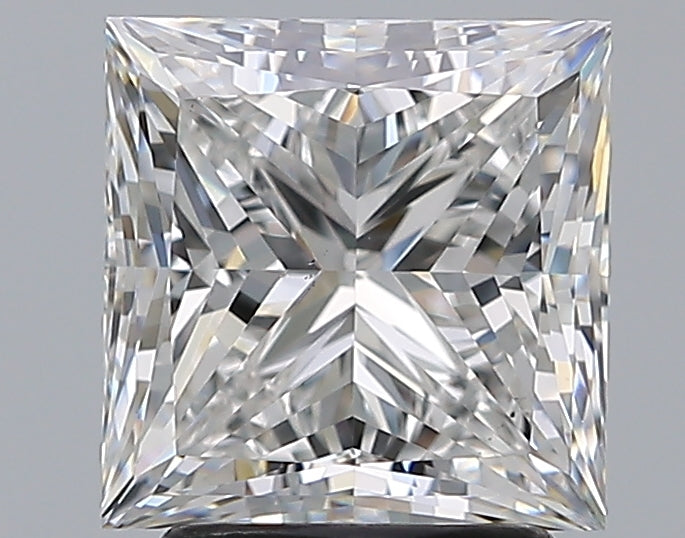 2.81ct Princess Natural Diamond — F VS2, GIA Certified