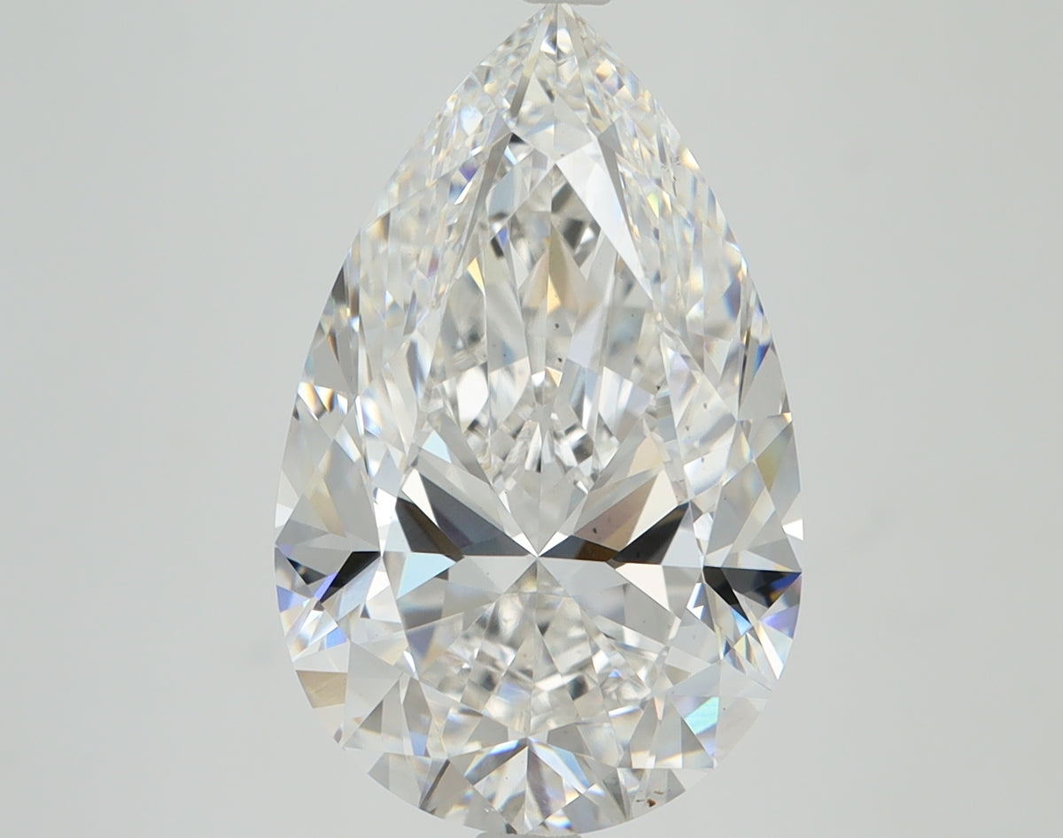 6.03ct Pear, F VS1 — IGI