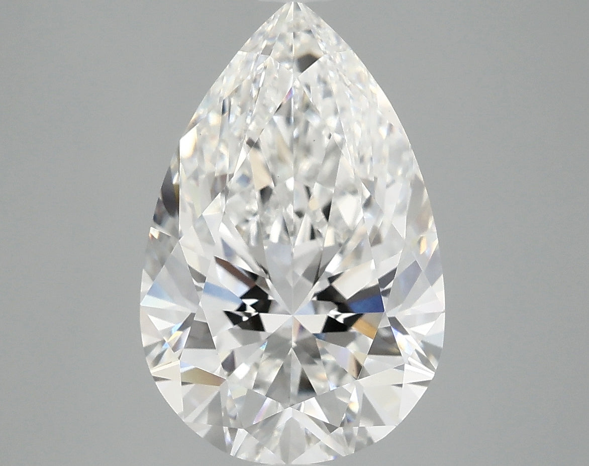 4.14ct Pear, E VS1 — IGI