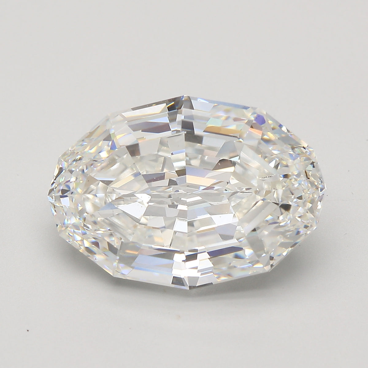 10.75ct Oval Step Lab-Grown Diamond — F VS1, IGI Certified