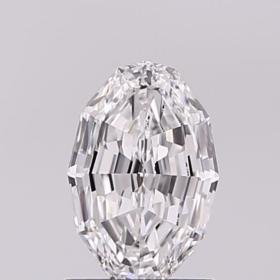 3.08ct Oval Step Cut Lab-Grown Diamond — F VVS2, IGI Certified