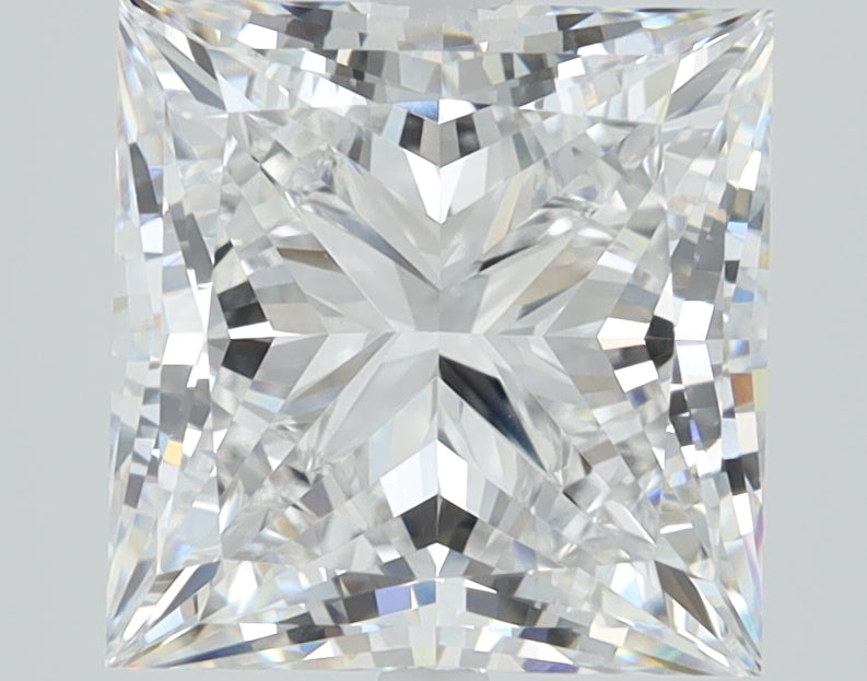 3.71ct Princess, D VVS2 — IGI