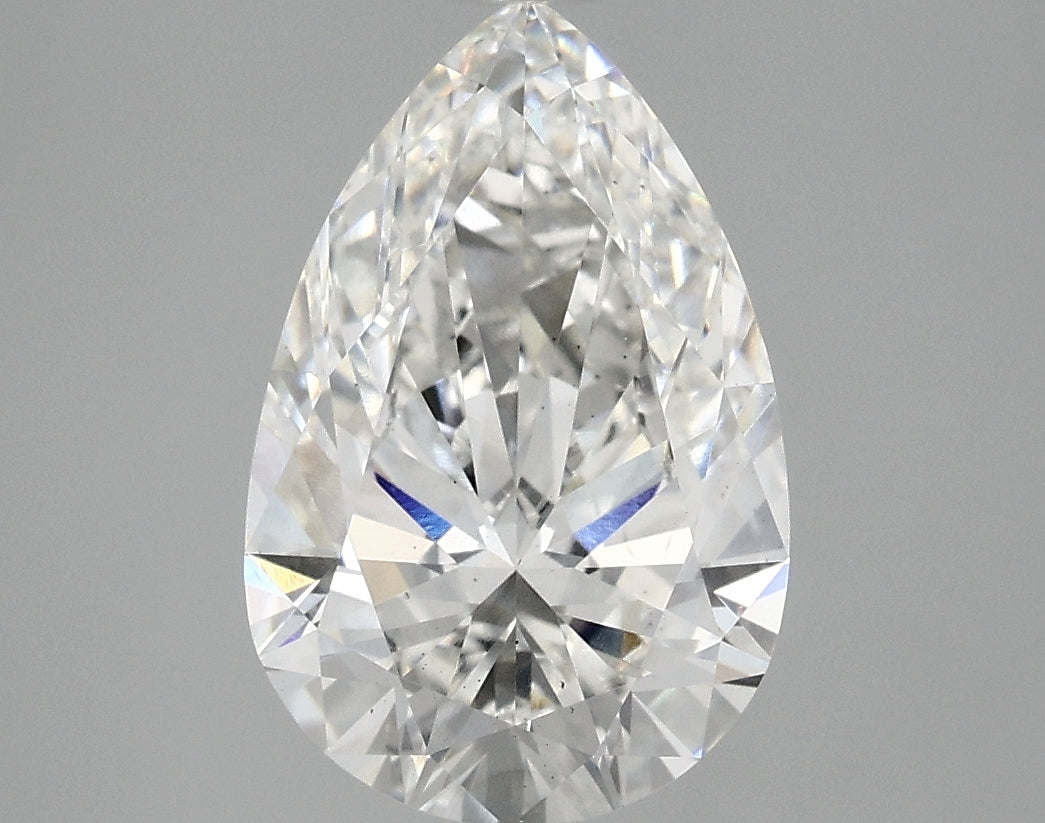 2.88ct Pear, F VS2 — IGI