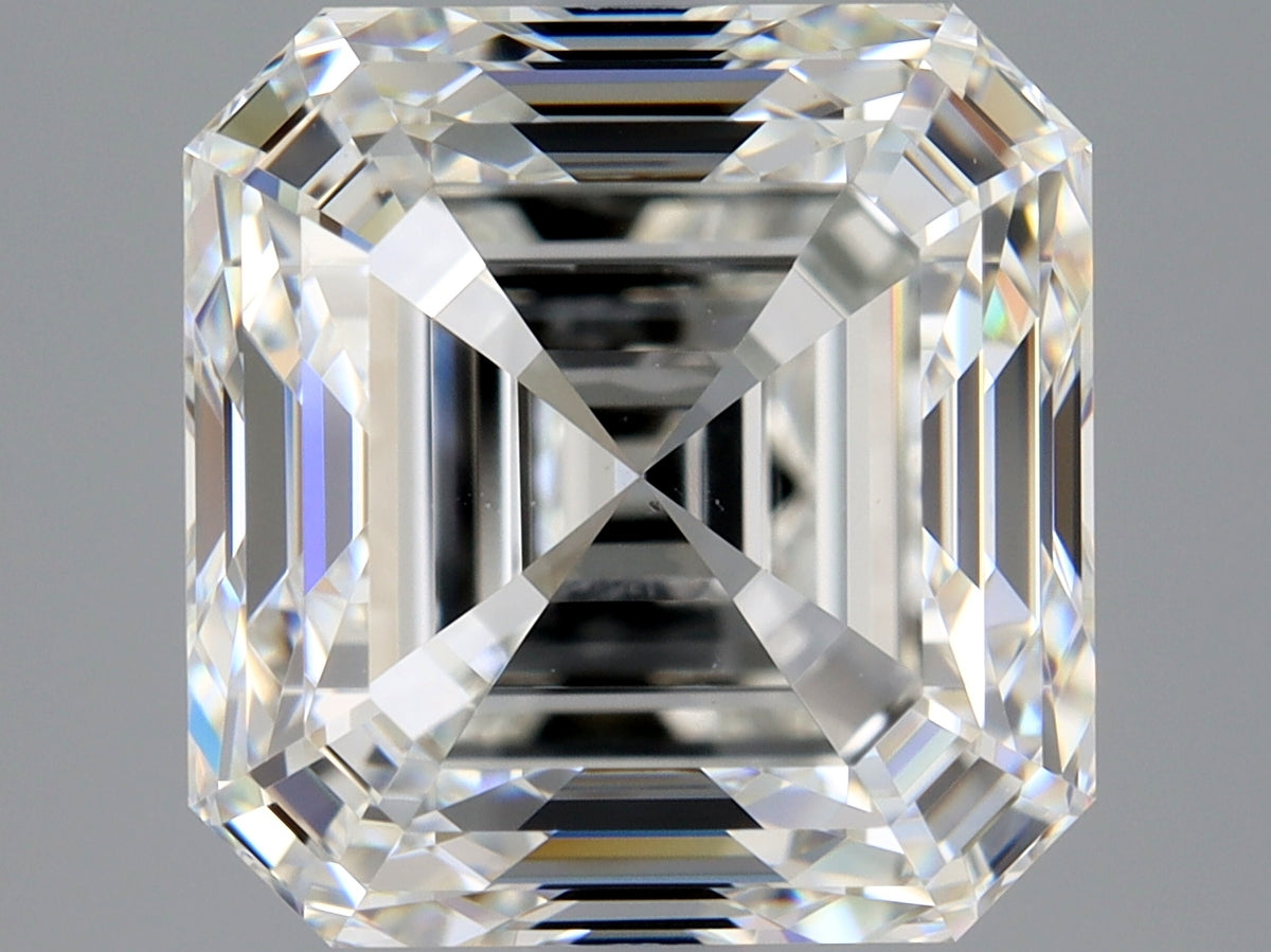 3.5ct Asscher Natural Diamond — H VS2, GIA Certified