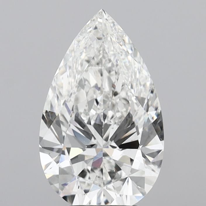 4.0ct Pear Lab-Grown Diamond — F VVS2, IGI Certified