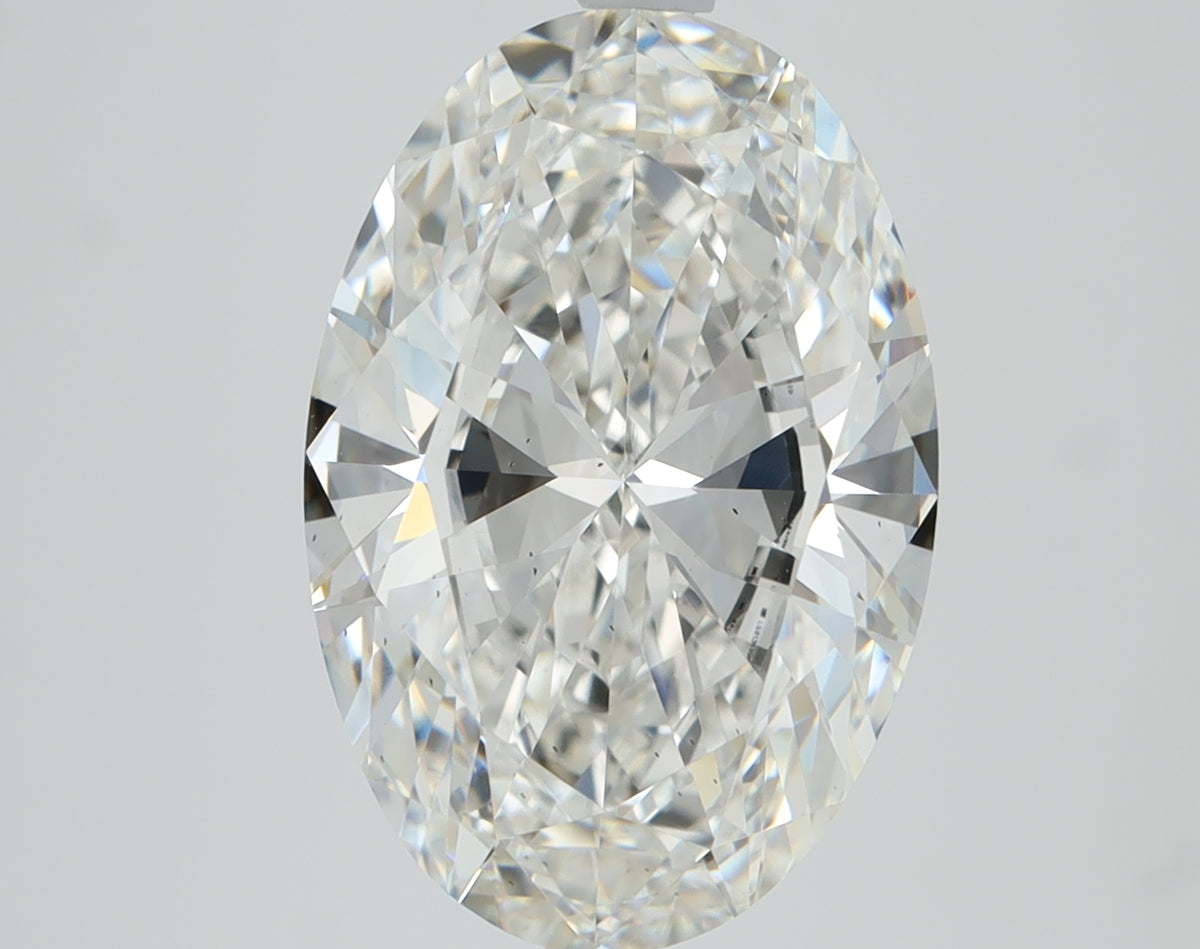 4.52ct Oval, F VS2 — IGI