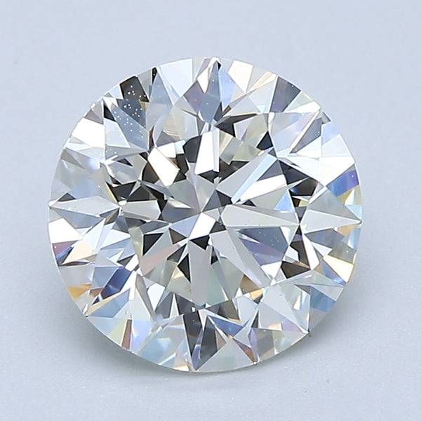 2.0ct Round, H VS2 — GIA