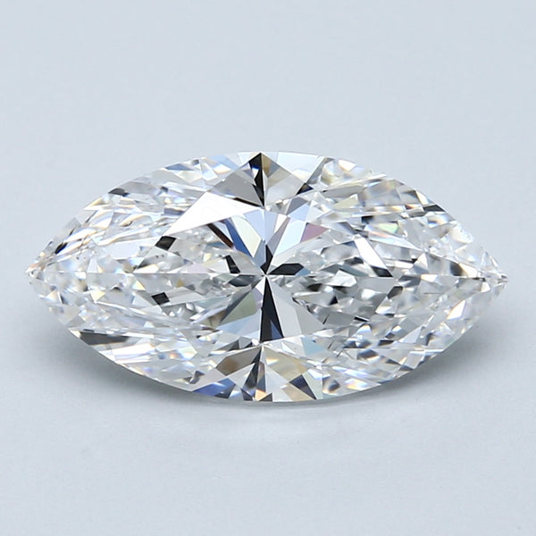 3.0ct Marquise Natural Diamond — D SI1, GIA Certified