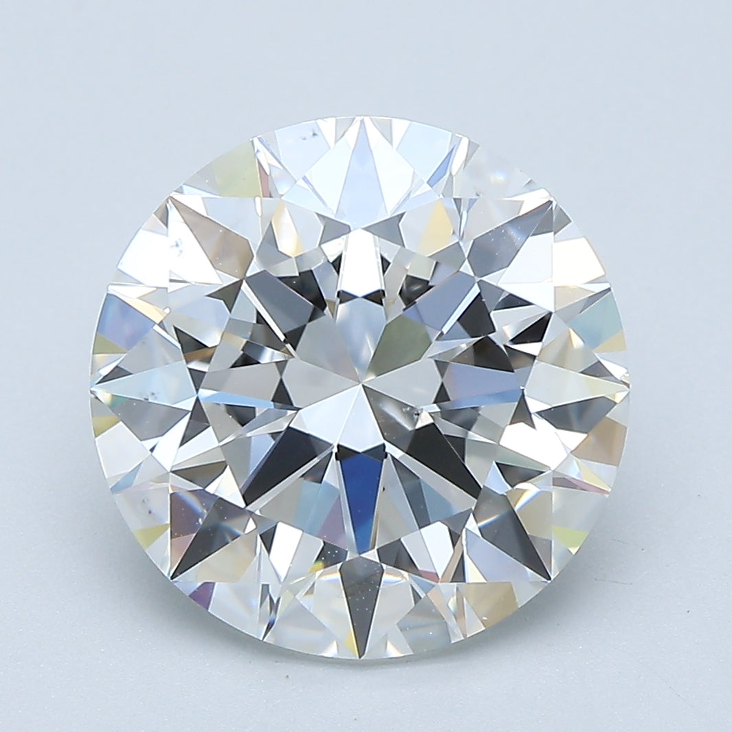 5.02ct Round, F VS2 — GIA