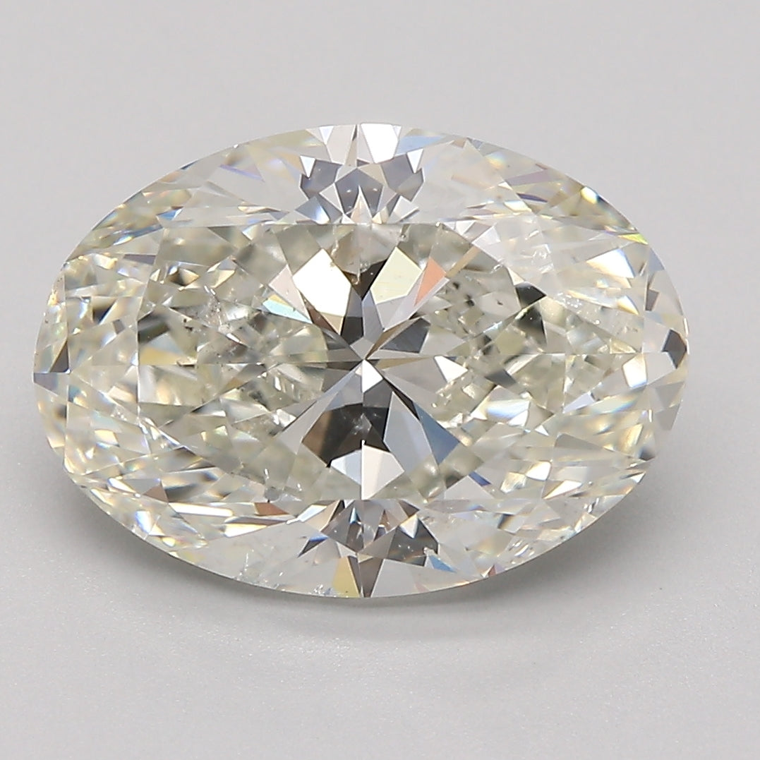 5.01ct Oval Natural Diamond — J SI2, GIA Certified