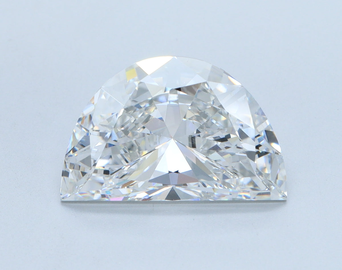 3.15ct Halfmoon, F VVS2 — IGI