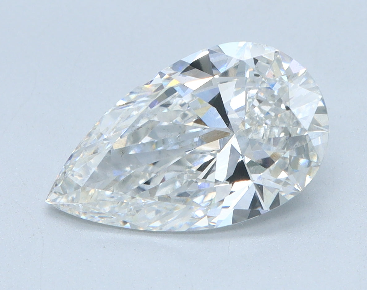 2.05ct Pear Lab-Grown Diamond — F VS2, IGI Certified