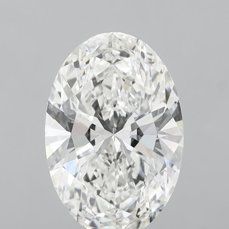 5.32ct Oval Lab-Grown Diamond — F VVS2, IGI Certified