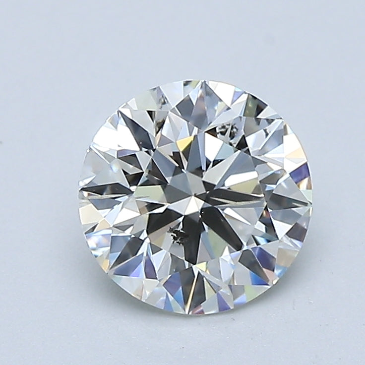 1.09ct Round Natural Diamond — I SI2, GIA Certified