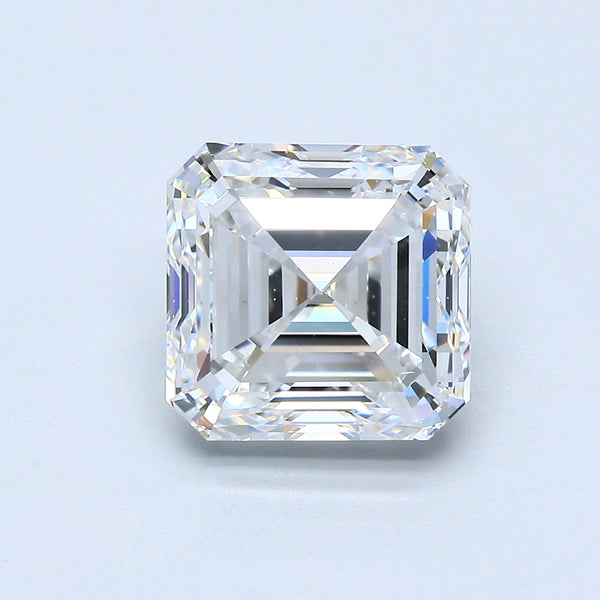 4.01ct ASSCHER, F VS2 — GIA
