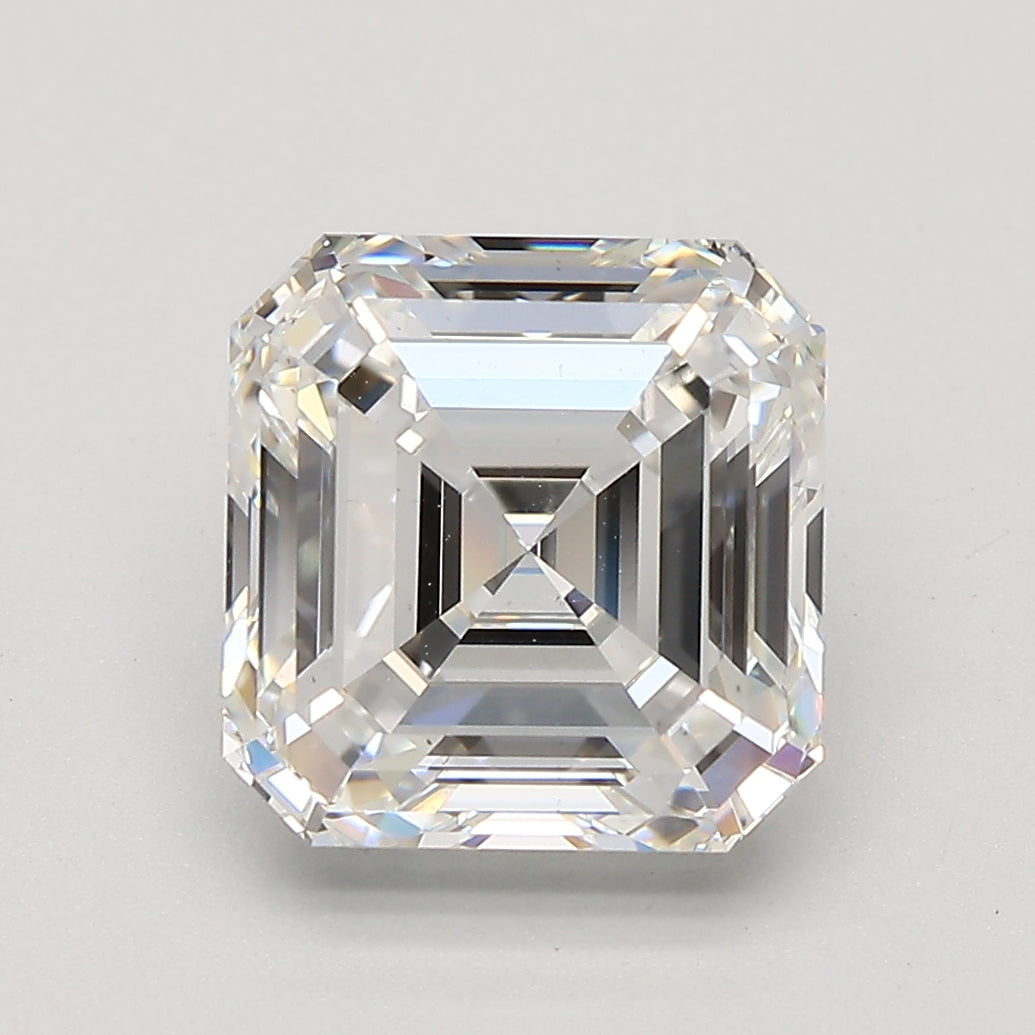 3.53ct Asscher Natural Diamond — F VS2, GIA Certified