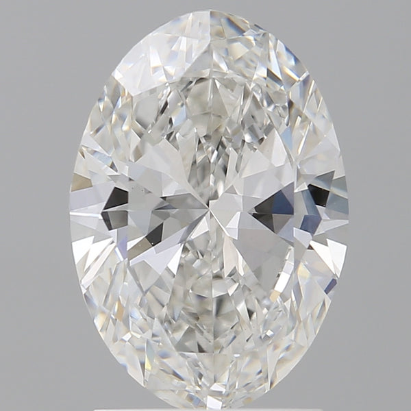 2.0ct Oval Lab-Grown Diamond — F VVS2, IGI Certified