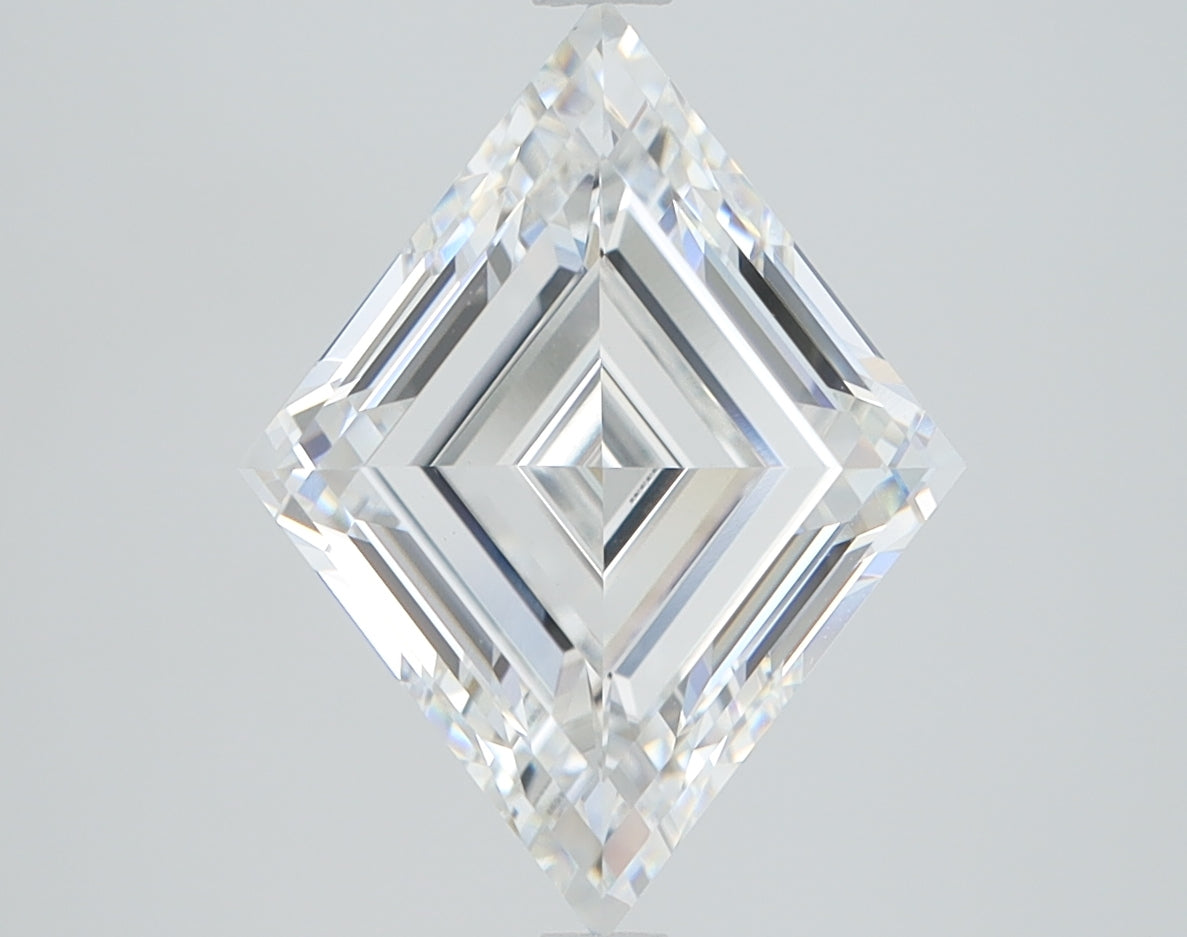 3.3ct Lozenge Step Cut Lab-Grown Diamond — D VVS2, IGI Certified