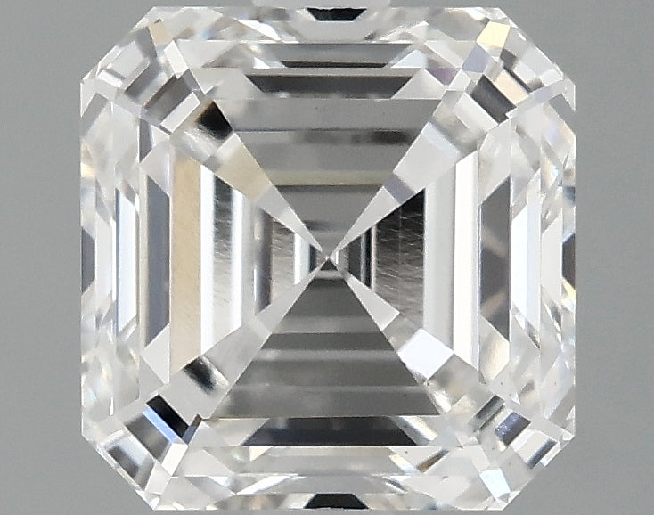 2.1ct Asscher, E VS1 — IGI