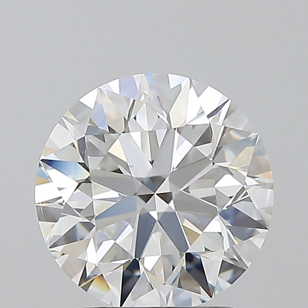 2.01ct Round, F VS2 — GIA
