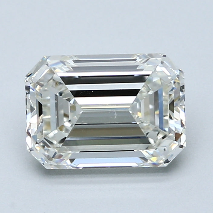 2.51ct Emerald Natural Diamond — J SI1, GIA Certified